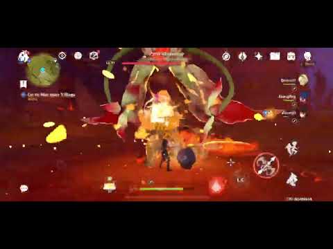 Lyney Xiangling Bennett Zhongli rotation (20s)