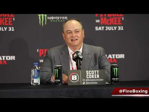 Scott Coker on AJ MCKee stopping Pitbull dares UFC’s Dana White to match him up