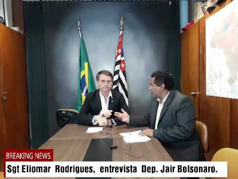 Bolsonaro entrevistado por Sgt Eliomar Rodrigues.