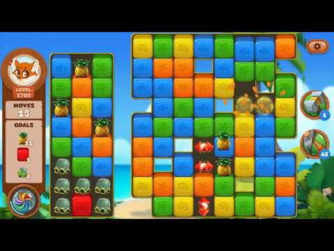 Lost Island Blast Adventure Level 1705 NO BOOSTERS - A S GAMING