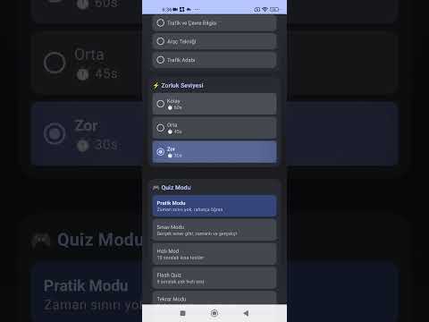 Ehliyet Sinav Quiz video thumbnail