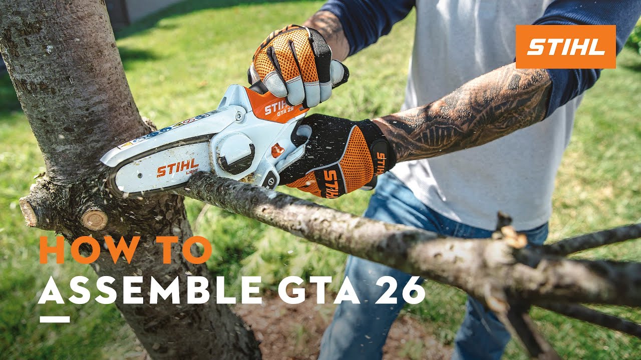 Bosques y Jardines - Mini motosierra GTA 26 a batería. Cadena de 1/4 para  un alto rendimiento de corte. ➡️ Bosques y Jardines Concesionario Oficial  STIHL 📍San Martín 1519 - Cosquín