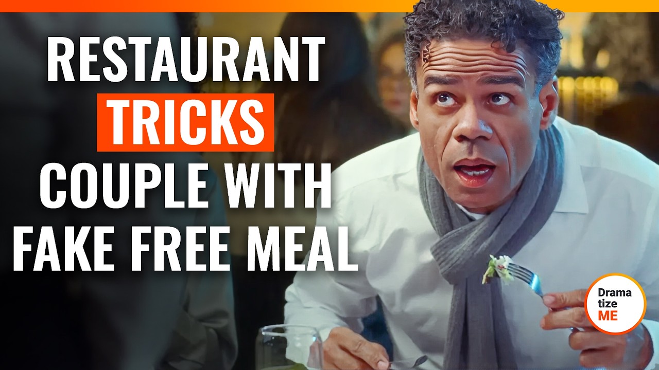 Restaurant Tricks Couple with Fake Free Meal | @DramatizeMe.Special