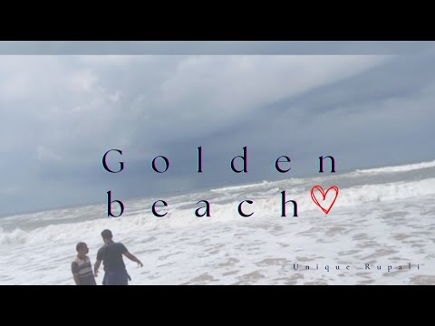 Golden beach ⛱️ so beautiful 💕😍