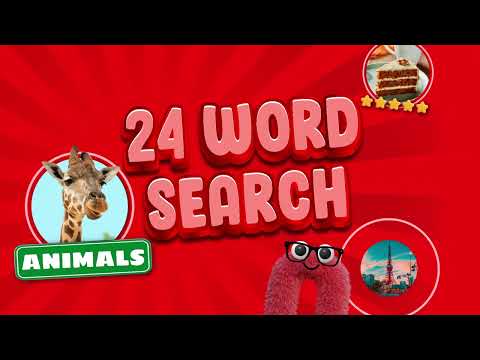 24 Word Search: Word Find Game video thumbnail
