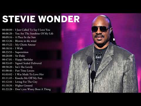 Stevie Wonder Best Songs Playlist Ever - Greatest Hits Of Stevie Wonder  Full Album