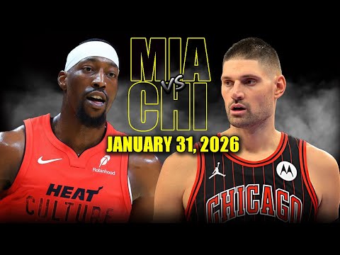 Miami Heat vs Chicago Bulls Full Game Highlights – January 31, 2026 | NBA Season