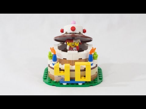 Vidéo LEGO Saisonnier 40153 : Décoration pour table d'anniversaire