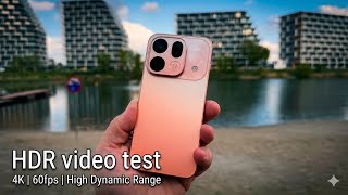Oppo Find X9s Pro HDR video test