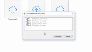 Downloading iCloud Photos to Windows 2017