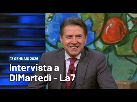 Giuseppe Conte intervistato da Giovanni Floris a DiMartedì | 13/01/2026