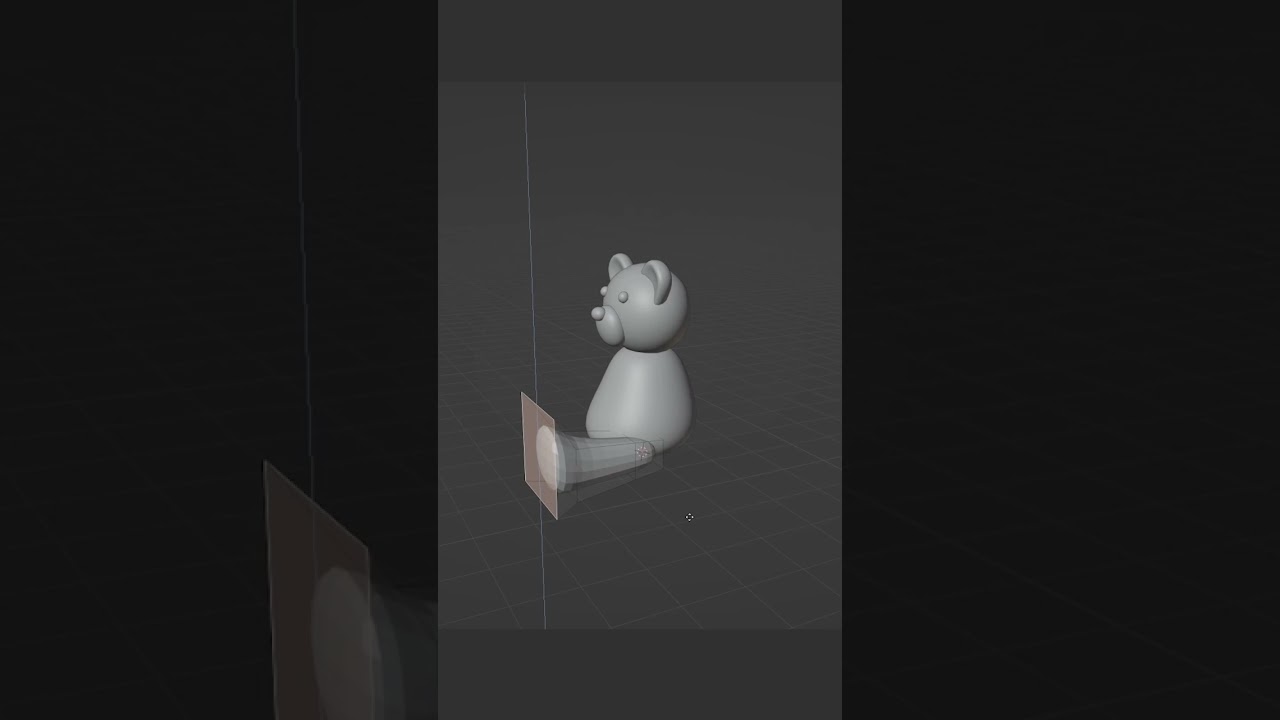 Creating stylized teddy bear in #blender3d #b3d #3dmodeling