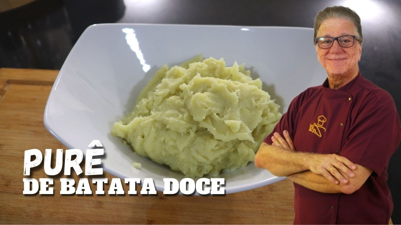 Como fazer purê de batata doce | Cozinha básica | Chef Zeca
