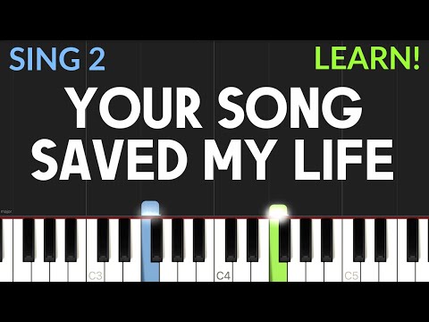 Your Song Saved My Life (Sing 2) - U2 | EASY Piano Tutorial