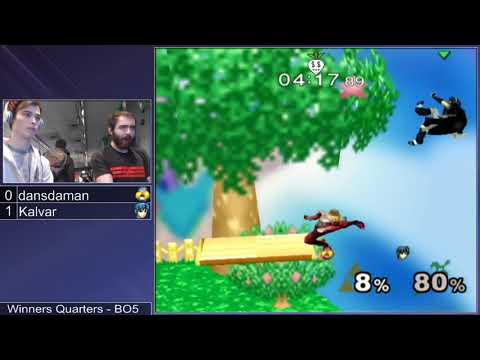 Mass Madness 25 SSBM - dansdaman (Sheik) vs. Kalvar (Marth) - Melee WQF