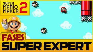 CORRENDO e MORRENDO nas ALTURAS!! - Super Expert | Super Mario Maker 2