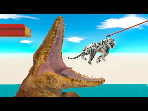 wHo can SuRVivE the TrAPs and beAt LiON - Animal Revolt Battle Simulator