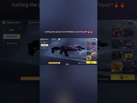 Getting the pieces for M4-Black Gold Royal!!!🔥🔥.Thanks all for 30 SUBSCRIBERS!!!#Call2theBeast