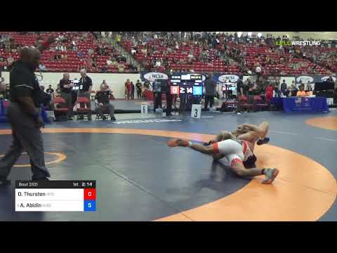 2018 Marine Corps US Open/Senior Men's Freestyle 65 Rnd Of 16 - Dylan Thurston (Irtc) Vs. Anthony