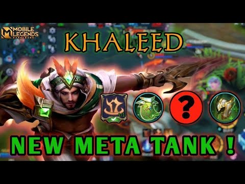 KHALEED TANK BUILD ? | NEXT PROJECT MLBB | NEW META TANK |TANKER PEMULA EPS: 04
