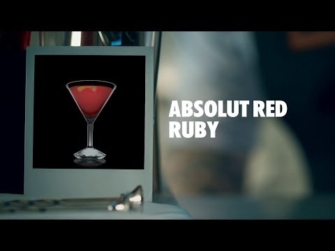 ABSOLUT RED RUBY DRINK RECIPE - HOW TO MIX
