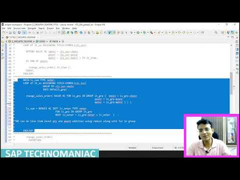 LOOP AT  Group By SAP ABAP on HANA PART - 3 ( Real time example)