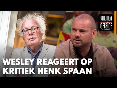 Sneijder reageert op kritiek Henk Spaan: 'Is dit serieus, of niet?' | VERONICA OFFSIDE