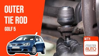 Youtube thumbnail of video "How to replace the outer tie rod Golf 5 🚗"