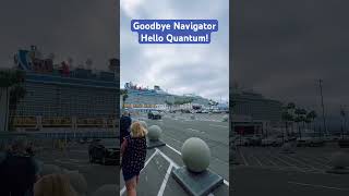Side by side cruise from Navigator to Quantum! #royalcaribbean #cruise