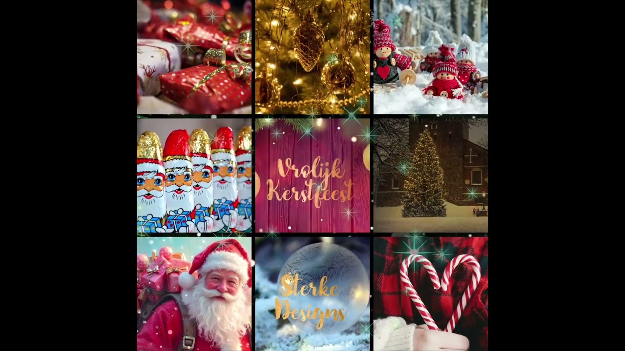 Vrolijk kerst template