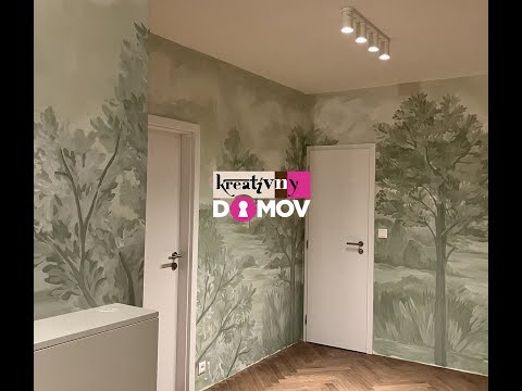 Maľované steny v predsieni