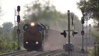 preview picture of video 'Ex- CR SD60I Led Coal Train Meet In Shenandoah Junction, WV'