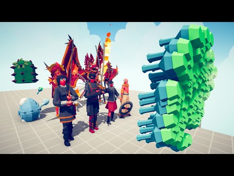 DYNASTY ADDON Team vs EVERY GOD Totally Accurate Battle Simulator TABS