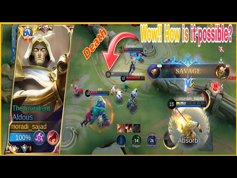 SAVAGE +  MANIAC!! 20 Kills Aldous 500 Stack in 11 Minutes!! - Build Top 1 Global Aldous ~ MLBB