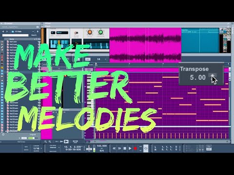 How to build Melodies and Transpose Samples in Reason 11 | Reason 12