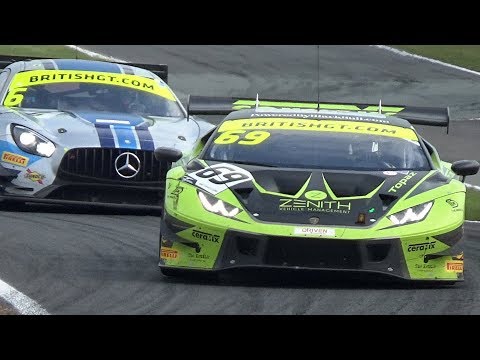 Oulton Park British GT 2019 Action and Sounds!