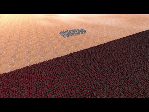 100 HALO SPARTANS vs 20000 ANCIENT SPARTANS - Ultimate Epic Battle Simulator