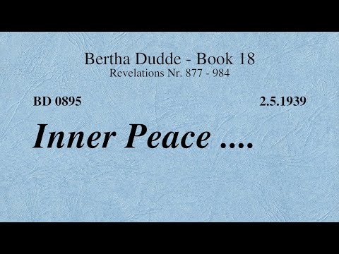 BD 0895 - INNER PEACE ....
