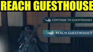 Ghost of yotei - how to reach guest houses | continue to guest houses