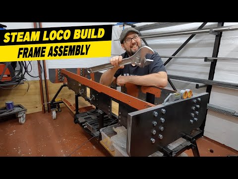 Buffer Beams & Mainframe Assembly - EP7 - 7.25" Gauge Steam Locomotive Build.