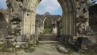 preview picture of video 'Abbaye de Vauclair @Inspire 1'