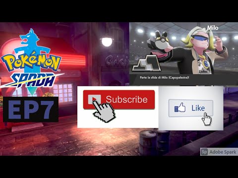 Pokelive affrontiamo milo e raggiungiamo spikeville in live pokemon spada ep7