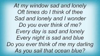 Billy Bragg - At My Window Sad And Lonely Lyrics_1