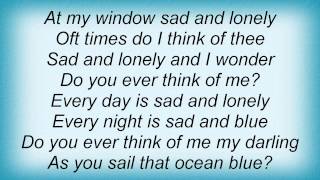 Billy Bragg - At My Window Sad And Lonely Lyrics_1