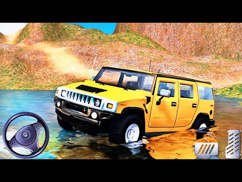 Offroad SUV Simulator 4x4 Yellow Jeep Drive - Android GamePlay