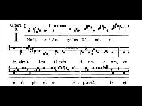 14th Sunday after Pentecost OFFERTORY:  Immítet Angelus  (solfeggio)