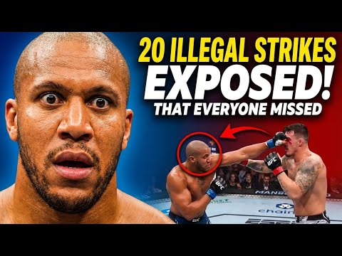 Cyril Gane's 20 Illegal Strikes That Everyone Missed
