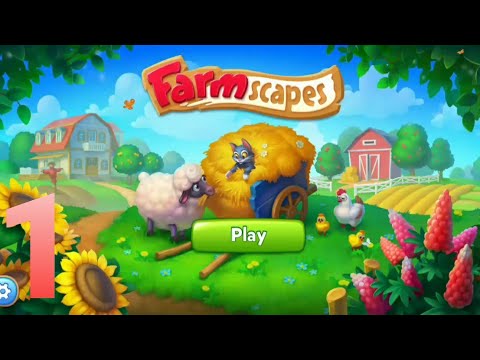 FARMSCAPES Playrix Gameplay Story LEVEL 1-14