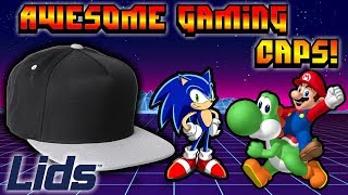 Awesome Video Game Snapback Hats From Lids! Unboxing!