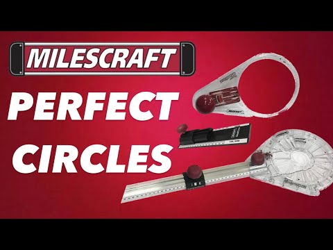 Cut perfect circles using the Milescraft circle guide DIY